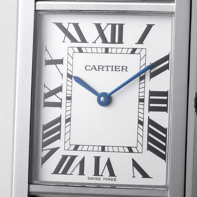 カルティエ タンク ソロ LM W5200014 シルバー SS メンズ 腕時計 新品)CARTIER カルティエ タンク ソロ LM W5200014（商品ID