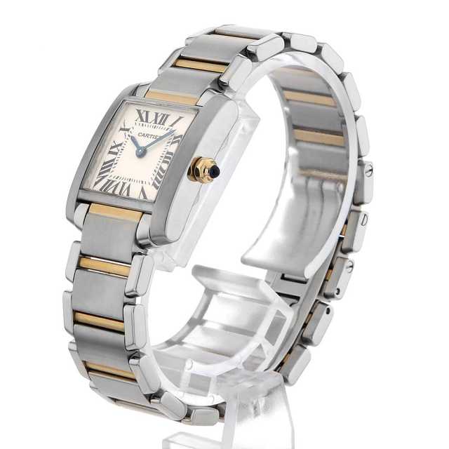 カルティエ タンクフランセーズ W51007Q4 レディース 中古