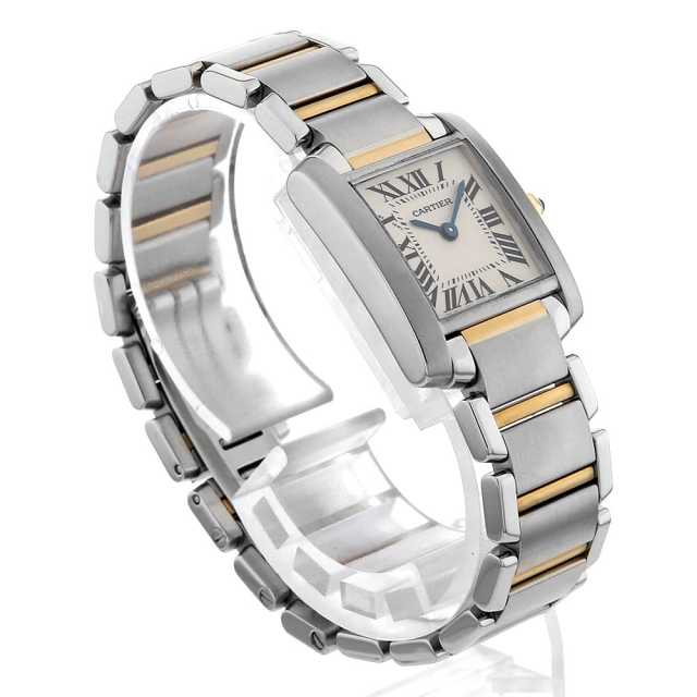 カルティエ タンクフランセーズ W51007Q4 レディース 中古