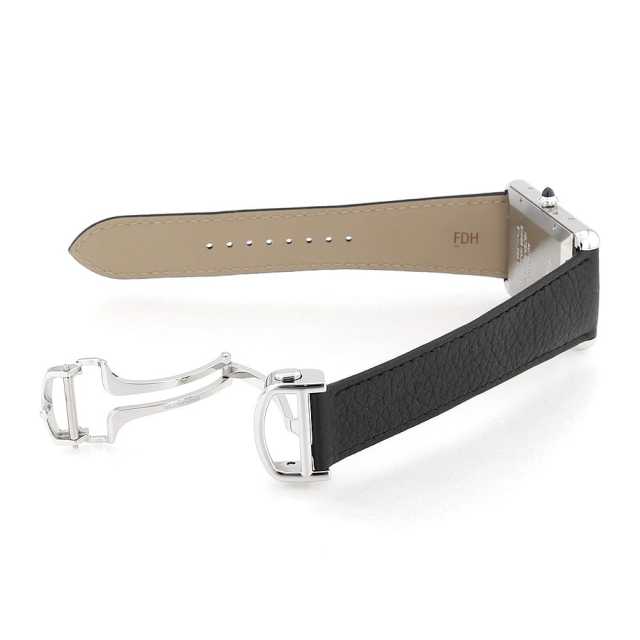 【美品】Cartier カルティエ タンク ベルト シルバー ブラック 31 WSTA0040 シルバー Cartier（カルティエ）タンクマスト XL 中古