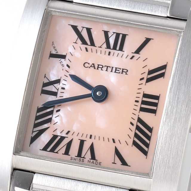 W51028Q3 ピンクシェル Cartier（カルティエ）タンクフランセーズ SM  