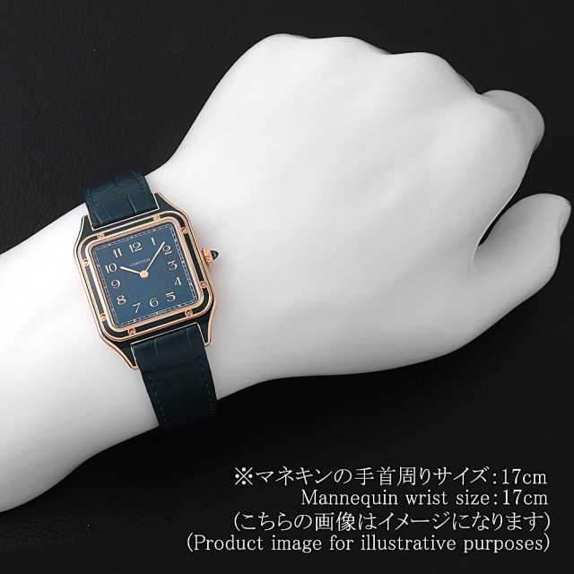 WGSA0098 ブルー Cartier（カルティエ）サントス デュモン LM 中古