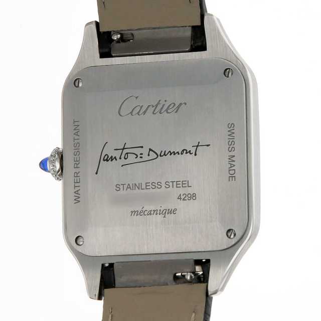 WSSA0046 ブラック Cartier（カルティエ）サントス デュモンLM