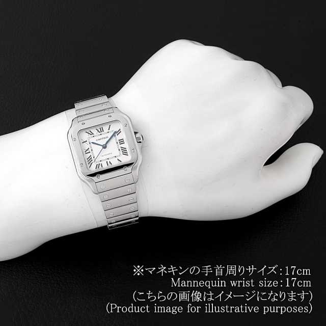 Cartier サントスドゥカルティエ　ホワイトレザーベルト MM 用 Cartier サントスドゥカルティエ ホワイトレザーベルト MM 用