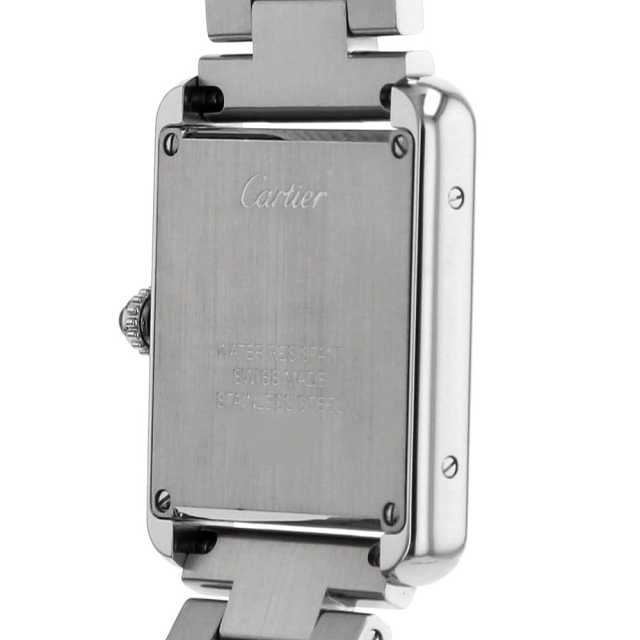 【カルティエ】タンクソロSM　W5200013腕時計レディース（持運びケース付） W5200013 シルバー Cartier（カルティエ）タンクソロ SM 中古