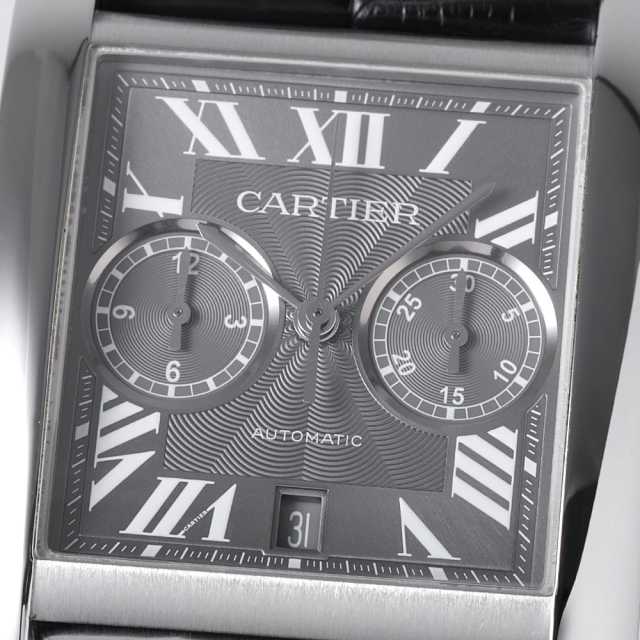 W5330008 グレー Cartier（カルティエ）タンクMC クロノグラフ 中古