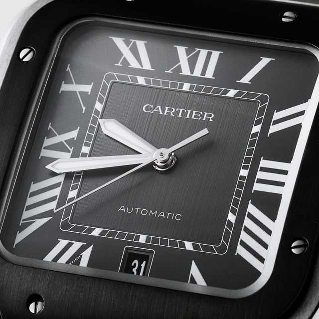 Cartierサントスドゥブラック wssa0046-santos-dumont-watch