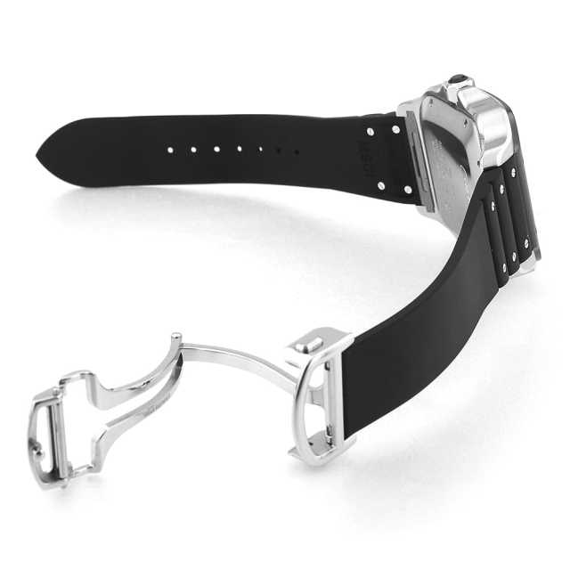 美品　カルティエ　サントス ドゥ シルバー　シボ側 WGSA0017 シルバー Cartier（カルティエ）サントス ドゥ