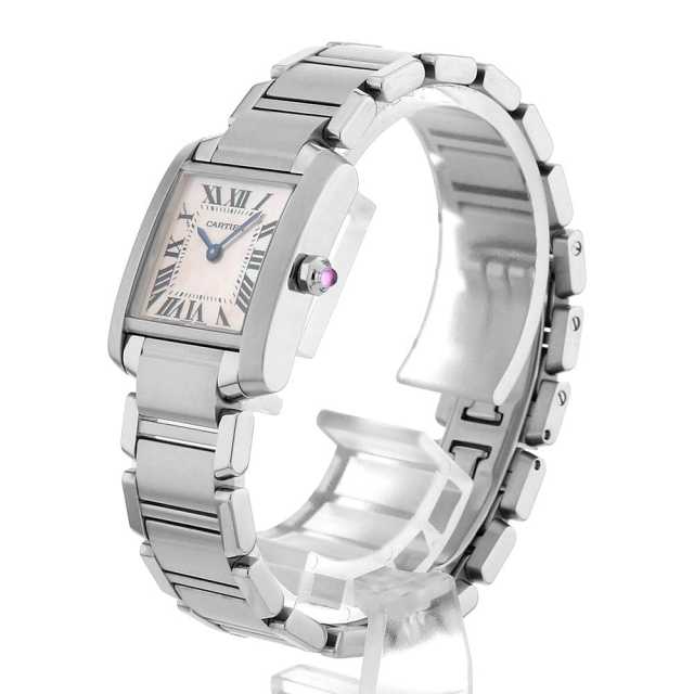 カルティエ タンクフランセーズ W51028Q3 レディース 中古