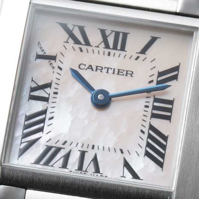 カルティエ タンクフランセーズ W51028Q3 レディース 中古