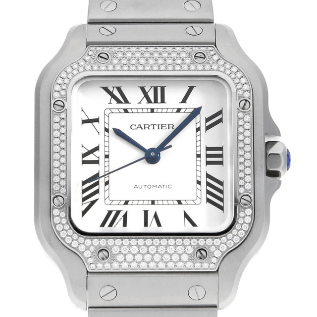 W4SA0005 シルバー Cartier（カルティエ）サントス ドゥ カルティエ MM