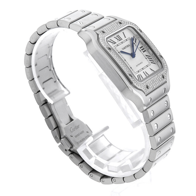 W4SA0005 シルバー Cartier（カルティエ）サントス ドゥ カルティエ MM