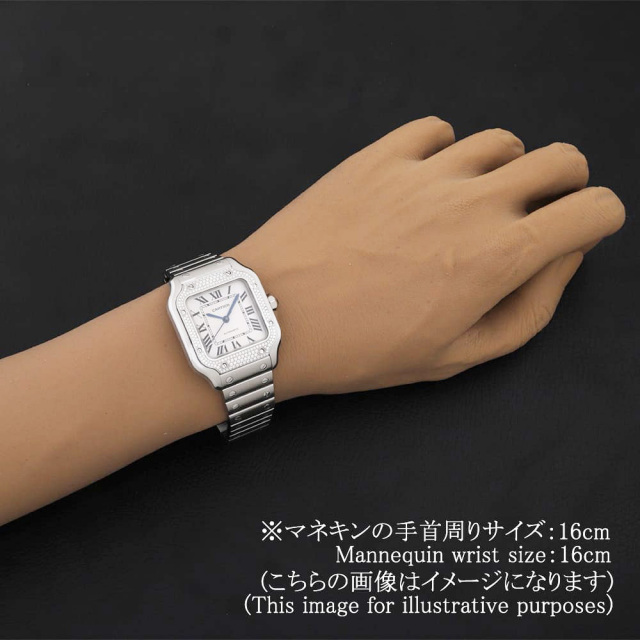 W4SA0005 シルバー Cartier（カルティエ）サントス ドゥ カルティエ MM