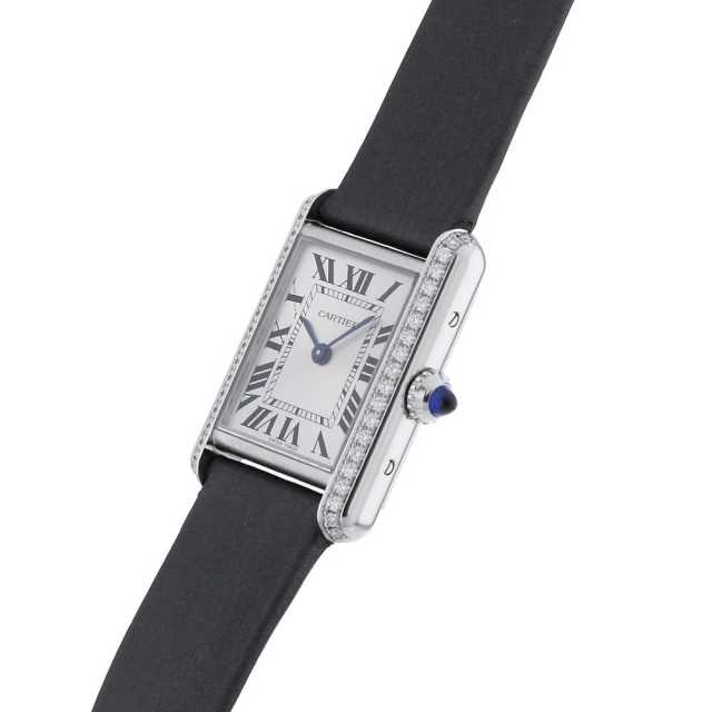 カルティエ　タンクマストSM W4TA0016 ダイヤベゼル レディース Cartier - カルティエ タンクマストSM W4TA0016 ダイヤベゼル