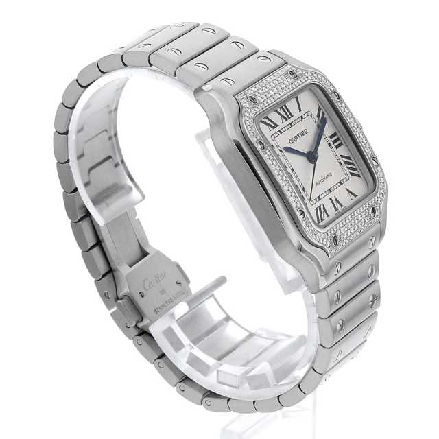 W4SA0005 シルバー Cartier（カルティエ）サントス ドゥ カルティエ MM