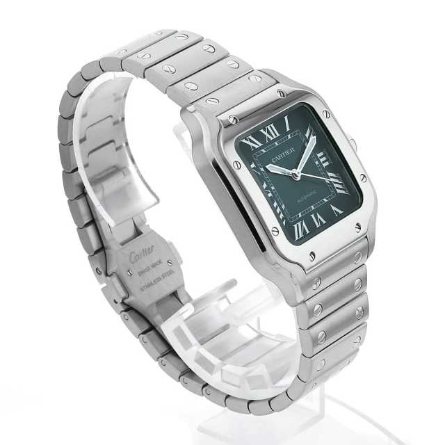 WSSA0061 グリーン Cartier（カルティエ）サントス ドゥ カルティエ MM