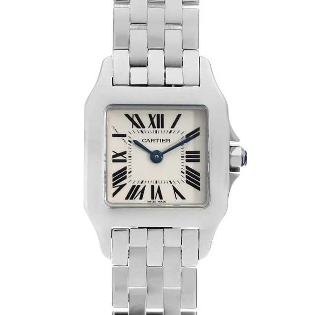 W25064Z5 アイボリー Cartier（カルティエ）サントス ドゥモワゼル SM