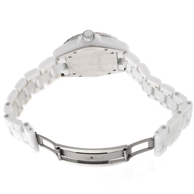 J12 白セラミック 11Pダイヤ ベゼルダイヤ H2430 サブ画像２