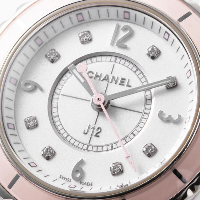 中古 シャネル CHANEL H4466 ホワイト /ダイヤモンド レディース 腕時計 CHANEL - 中古 シャネル CHANEL H4466 ホワイト /ダイヤモンド