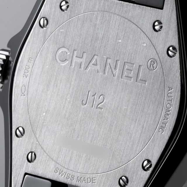 シャネル　 H0685 J12 Chanel J12 H0685 T4D0204 Black/Diamond Hour Markers Dial Watch