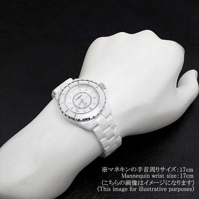 CHANEL J12 H3214 38mm 8ポイント ホワイトセラミック 新品)CHANEL シャネル J12 ホワイトセラミック 8Pダイヤ 38mm