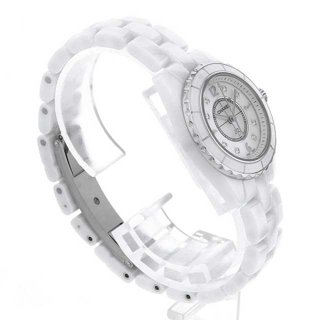 H2570 ホワイトシェル CHANEL（シャネル）J12 白セラミック 8P