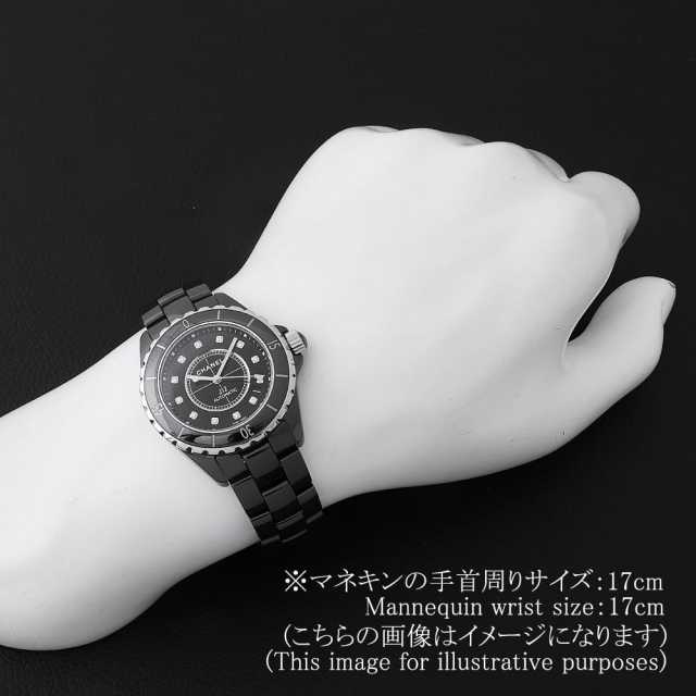 H1626 ブラック CHANEL（シャネル）J12 12Pダイヤ 中古 | 東京