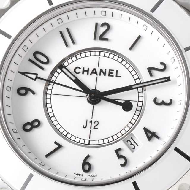 T049 シャネル J12 33mm H0968 ホワイトセラミック クォーツ シャネル J12 33mm レディース 腕時計 H0968 CHANEL 中古 – 銀蔵オンライン