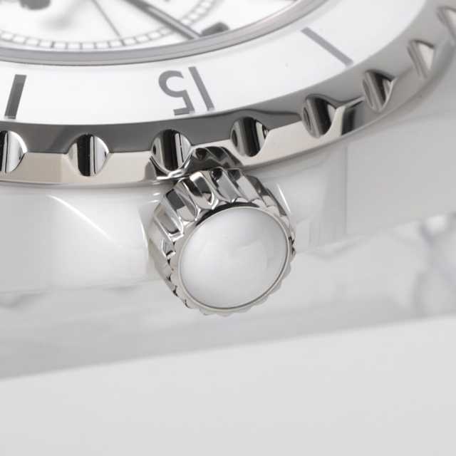 H0968 ホワイト CHANEL（シャネル）J12 白セラミック 中古