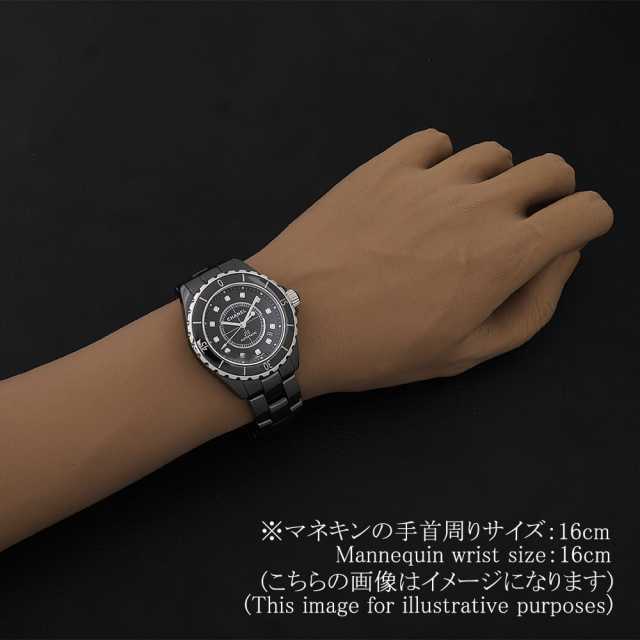 H1626 ブラック CHANEL（シャネル）J12 12Pダイヤ 中古 | 東京・大阪の