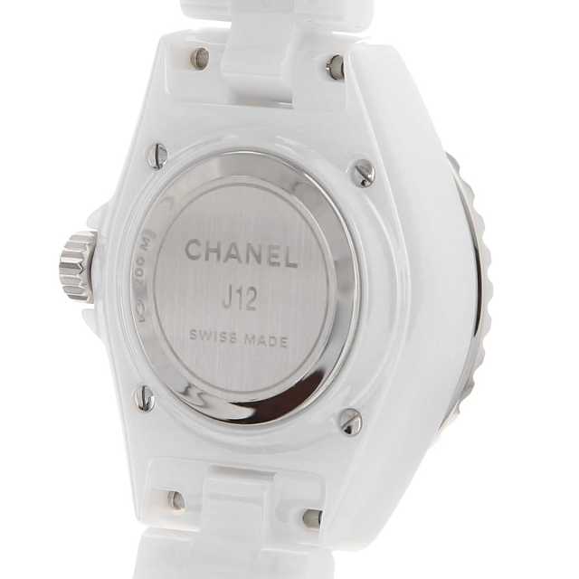 H5703 ホワイト CHANEL（シャネル）J12 白セラミック 12Pダイヤ 中古