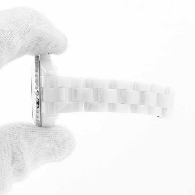 H5703 ホワイト CHANEL（シャネル）J12 白セラミック 12Pダイヤ 中古