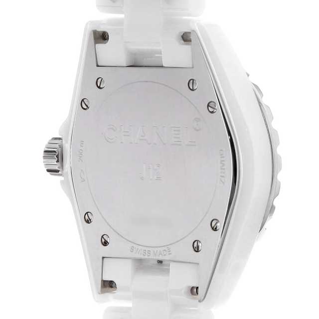 H3214 ホワイト CHANEL（シャネル）J12 白セラミック 8Pダイヤ 中古