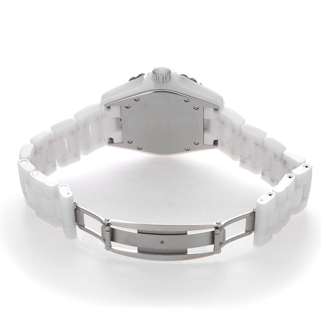H3214 ホワイト CHANEL（シャネル）J12 白セラミック 8Pダイヤ 中古