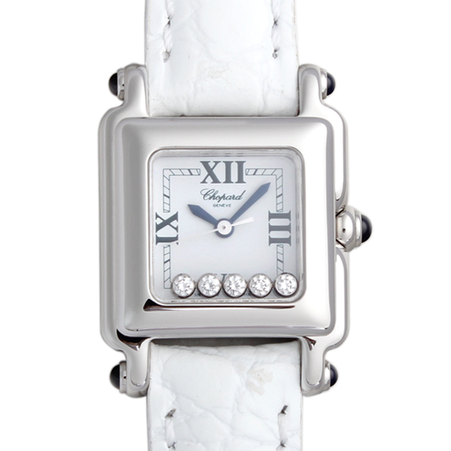 27/8892-23 ショパール(Chopard) ハッピースポーツ スクエアミニ 中古  
