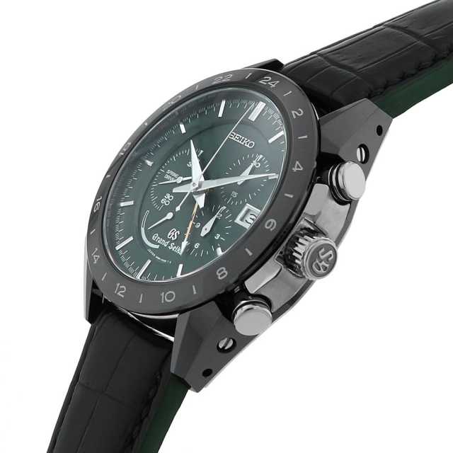 グランドセイコー スプリングドライブ クロノグラフ GMT 世界600本限定 SBGC017 中古 メンズ