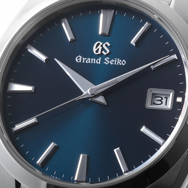 グランドセイコー 9Fクォーツ SBGV225 ネイビー よろける 