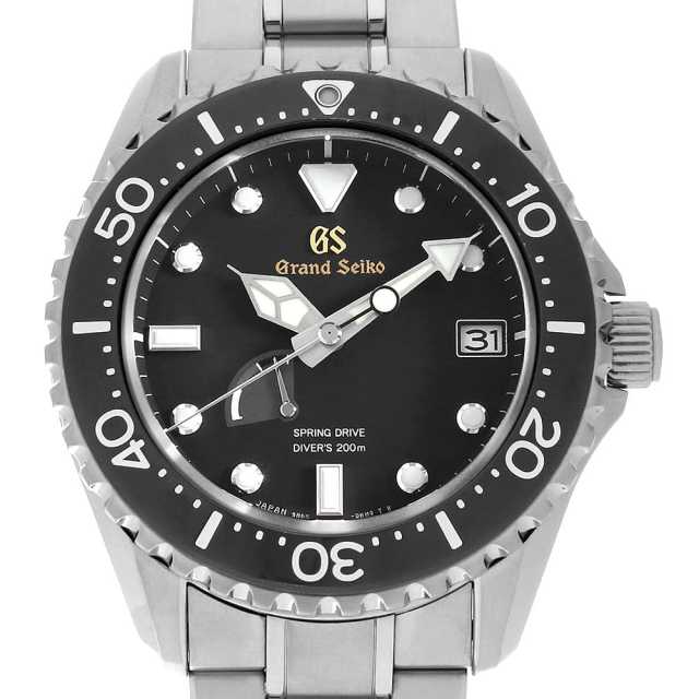 美品　セイコー グランドセイコー スポーツコレクションデイト SBGA231 SBGA231 ブラック Grand Seiko（グランドセイコー）スポーツ