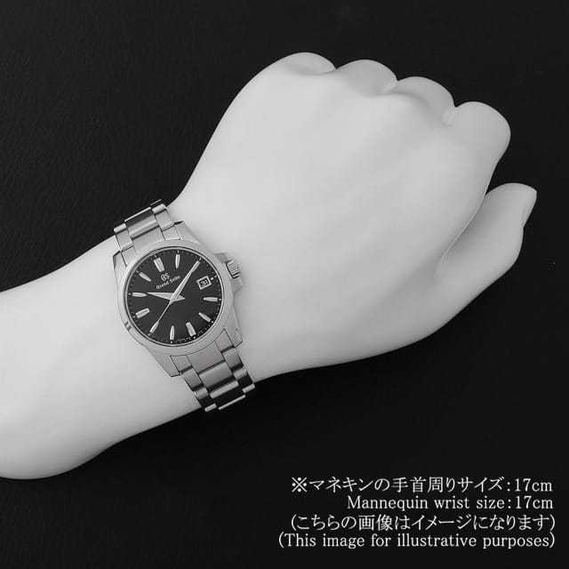 Grand Seiko SBGX255 クォーツ腕時計 黒文字盤 新品同様/ Grand Seiko グランドセイコー SBGX255 9F 黒文字盤