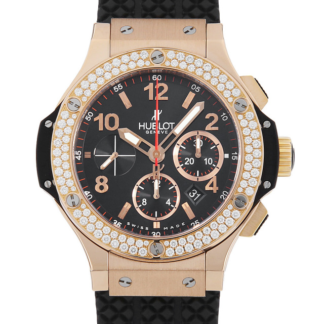 301.PX.130.RX.114 ブラック HUBLOT（ウブロ）ビッグバン ベゼルダイヤ  
