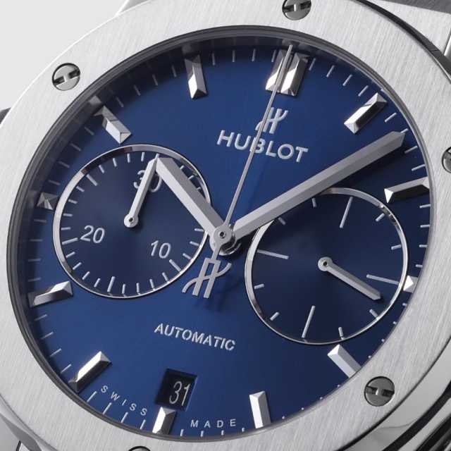 中古)HUBLOT ウブロ クラシック フュージョン セラミック ブルー