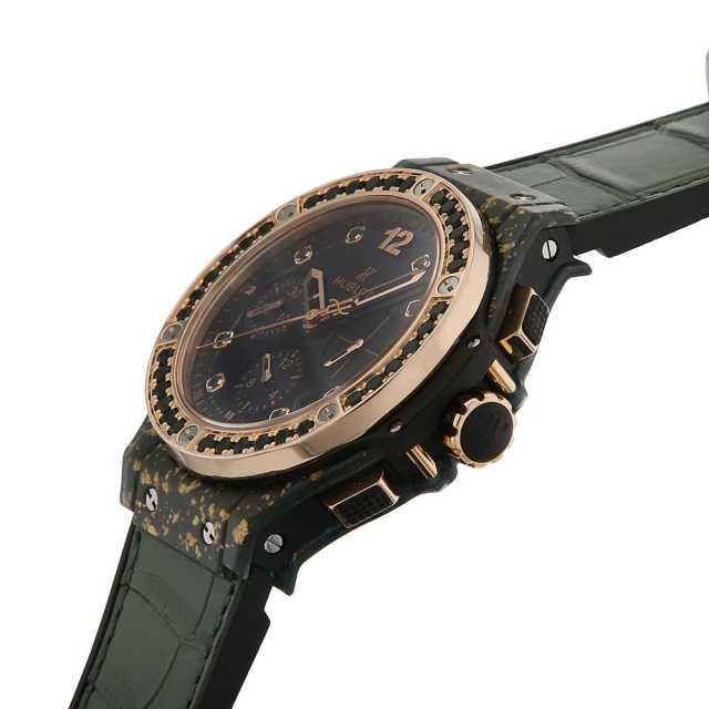 ウメ子ページ 341.XG.1280.LR.1229 ブラック HUBLOT（ウブロ）ビッグバン リネン