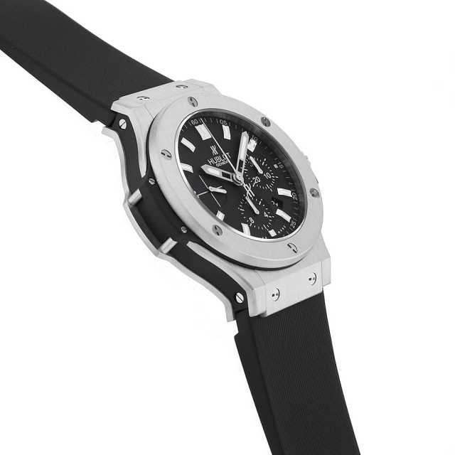 ウブロ ビッグバン 301用 ホワイト ブラック ラバーベルト ウブロ HUBLOT 純正 ビッグバン 301用 ラバーバンド ブラック