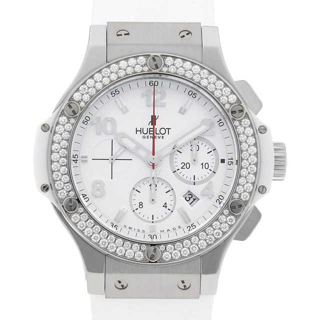 HUBLOT ラバーベルト ホワイト 花柄 301.SE.230.RW.114 ホワイト HUBLOT（ウブロ）ビッグバン オール