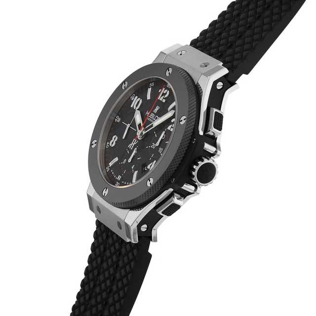 【良品】HUBLOTウブロ 純正クロコラバーストラップ ブラック ビッグバン ウブロ HUBLOT ビッグバン クロコ×ラバーバンド ブラック