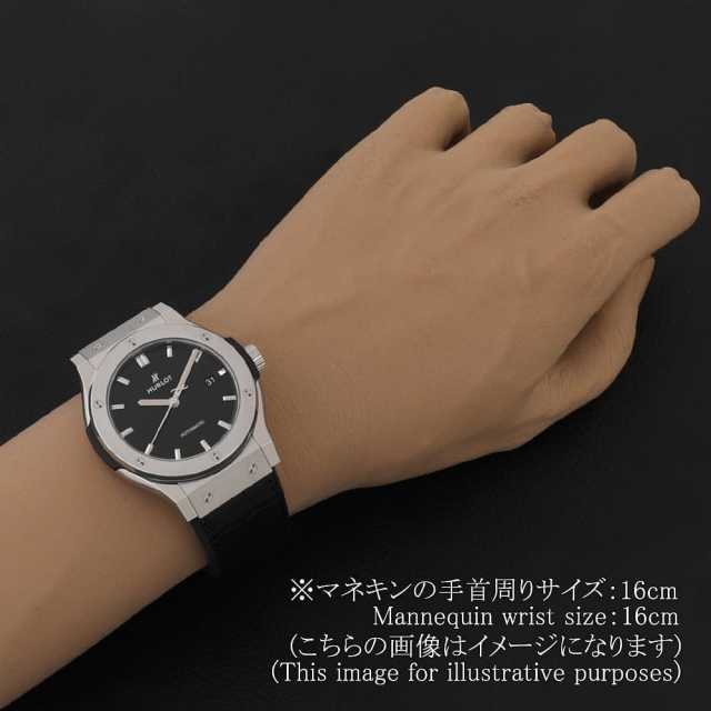 HUBLOT(ウブロ) 腕時計 クラシックフュージョン 542.NX.1270.LR - 裏スケ/日本限定/チタニウム/アリゲーターレザー×ラバーベルト 黒 クラシック・フュージョン チタニウム ブラックシャイニー｜ウブロ