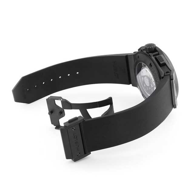 ウブロ HUBLOT ビッグバン ブラックレザー&ラバー ストラップ 中古 311.CI.1110.RX.1100 スケルトン HUBLOT（ウブロ）ビッグバン