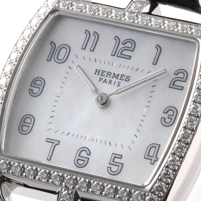 CT1.730 ホワイトシェル HERMES（エルメス）ケープコッド トノー  