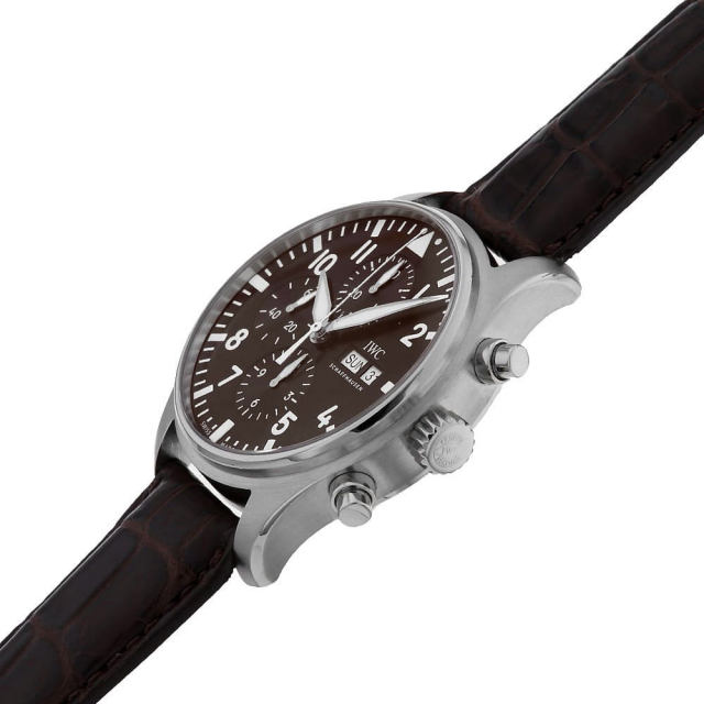 IW377713 ブラウン IWC パイロットウォッチクロノグラフ アントワーヌ