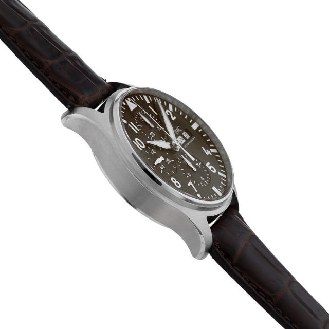 IW377713 ブラウン IWC パイロットウォッチクロノグラフ アントワーヌ